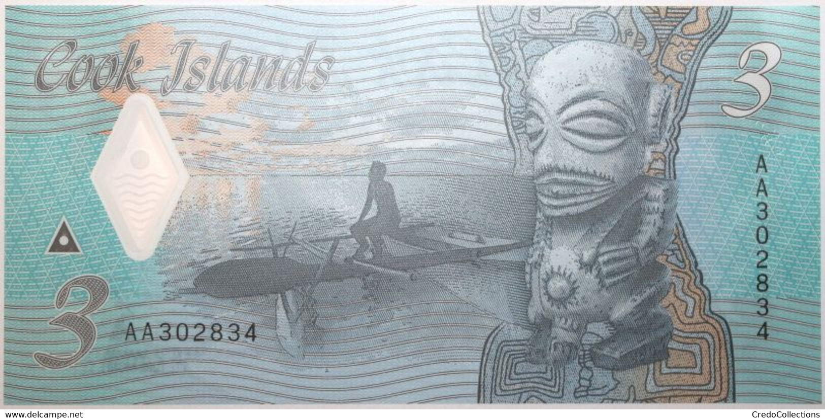 Cook - 3 Dollars - 2021 - PICK 11a - NEUF - Cook Islands