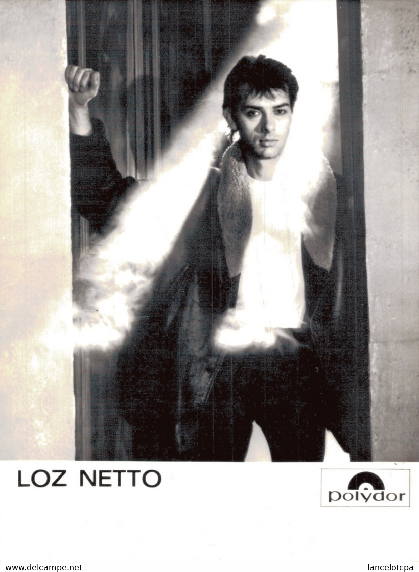 PHOTO PRESSE 18X24 / LOZ NETTO - CHANTEUR ANGLAIS 1983 - Berühmtheiten