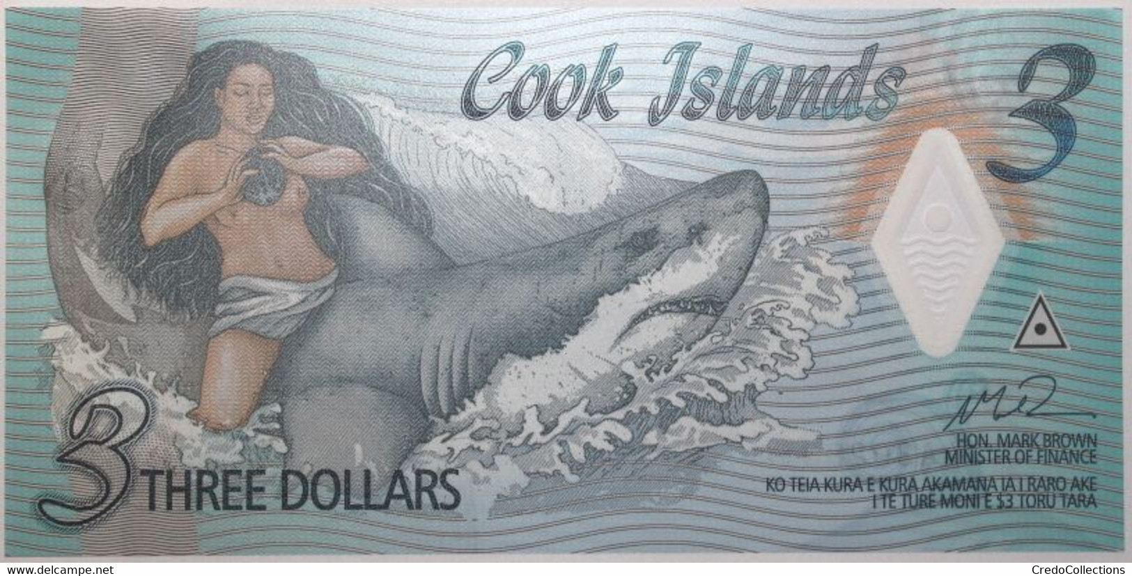 Cook - 3 Dollars - 2021 - PICK 11a - NEUF - Cook Islands