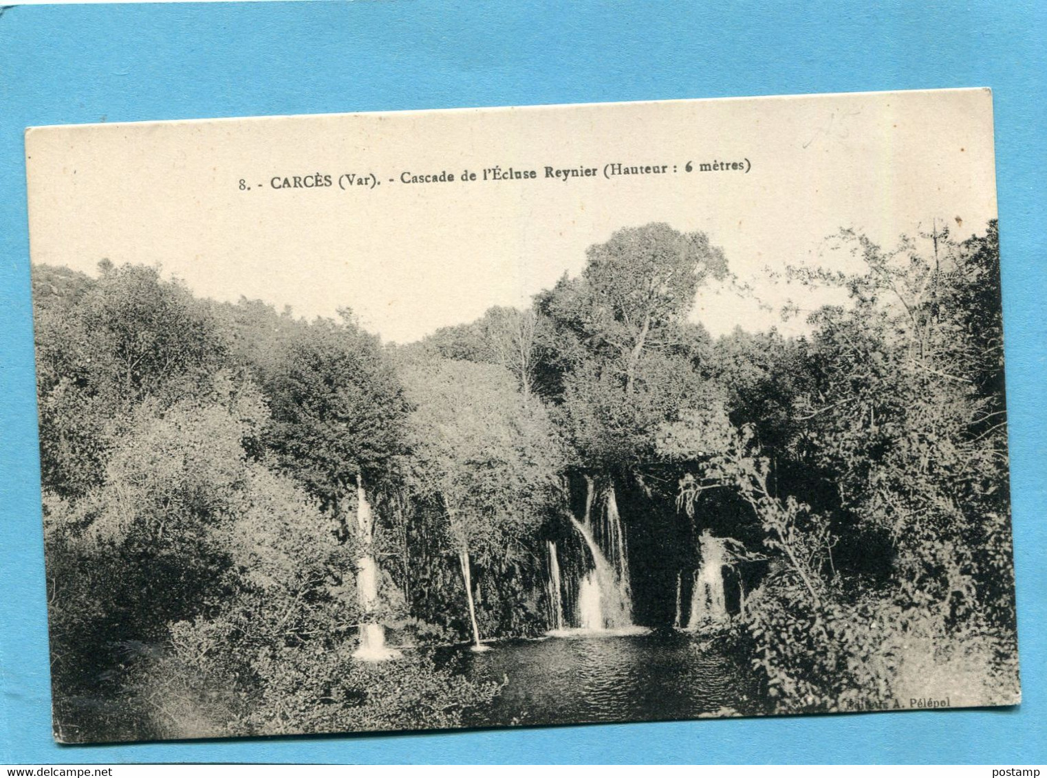 CARCES--cascade De L'écluse Reunier -beau Plan-édition- Années 1910-20 - Carces