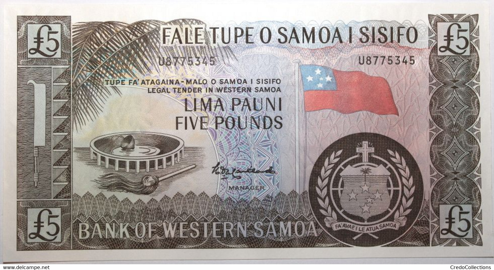 Samoa - 5 Pounds - 2020 - PICK 15Cs - NEUF - Samoa