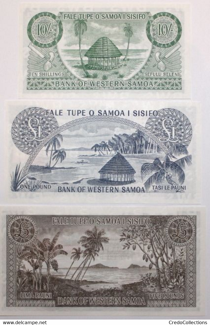 Samoa - 10 Shillings, 1 Pound, 5 Pounds - 2020 - PICK 13Cs, 14Cs, 15Cs - NEUF - Samoa