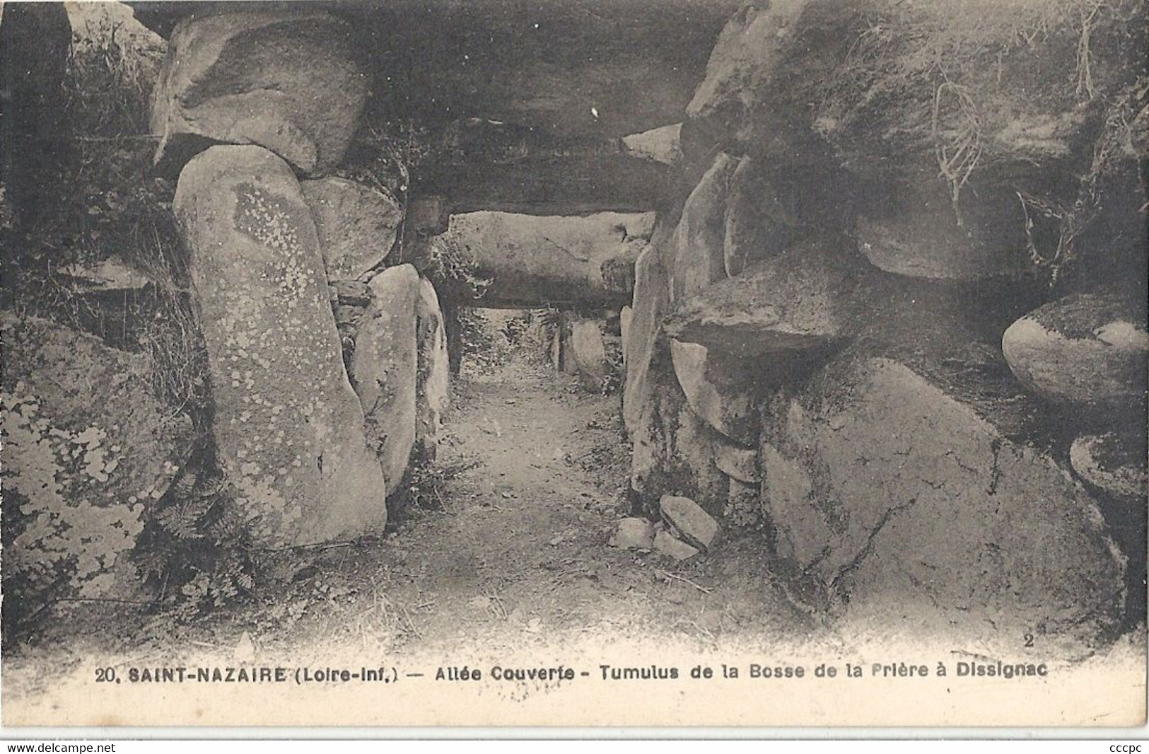 CPA Saint-Nazaire Allée Couverte Tumulus De La Bosse De La Prière à Dissignac - Saint Nazaire