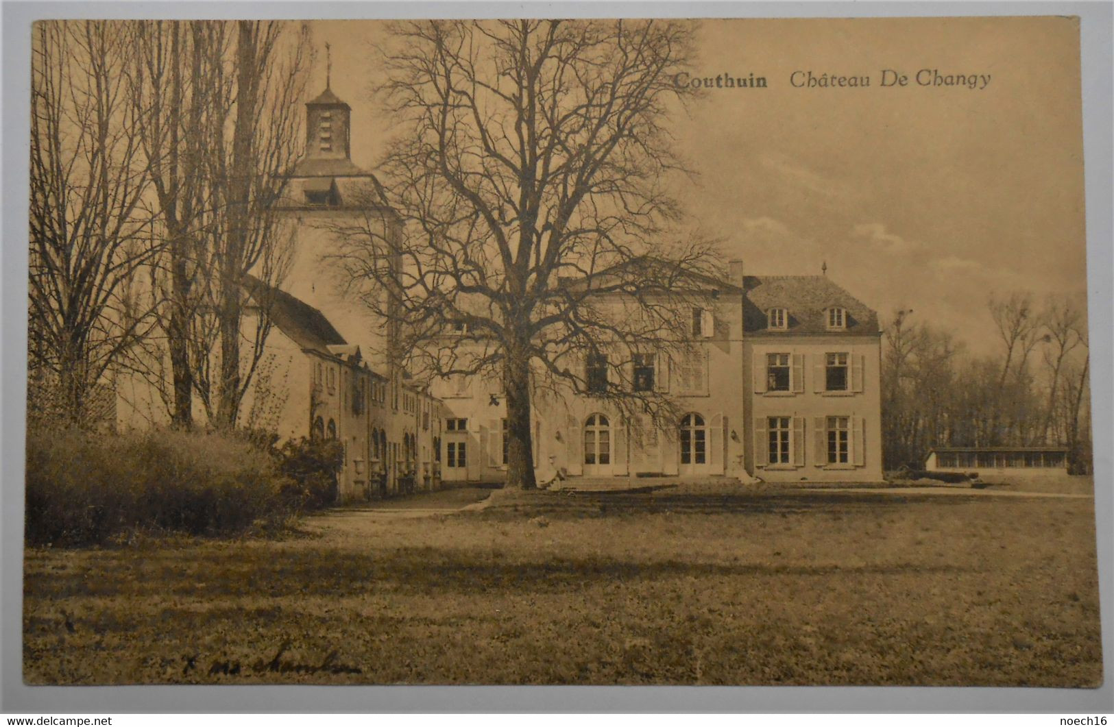 CPA 193? Couthuin, Héron - Château De Changy - Heron