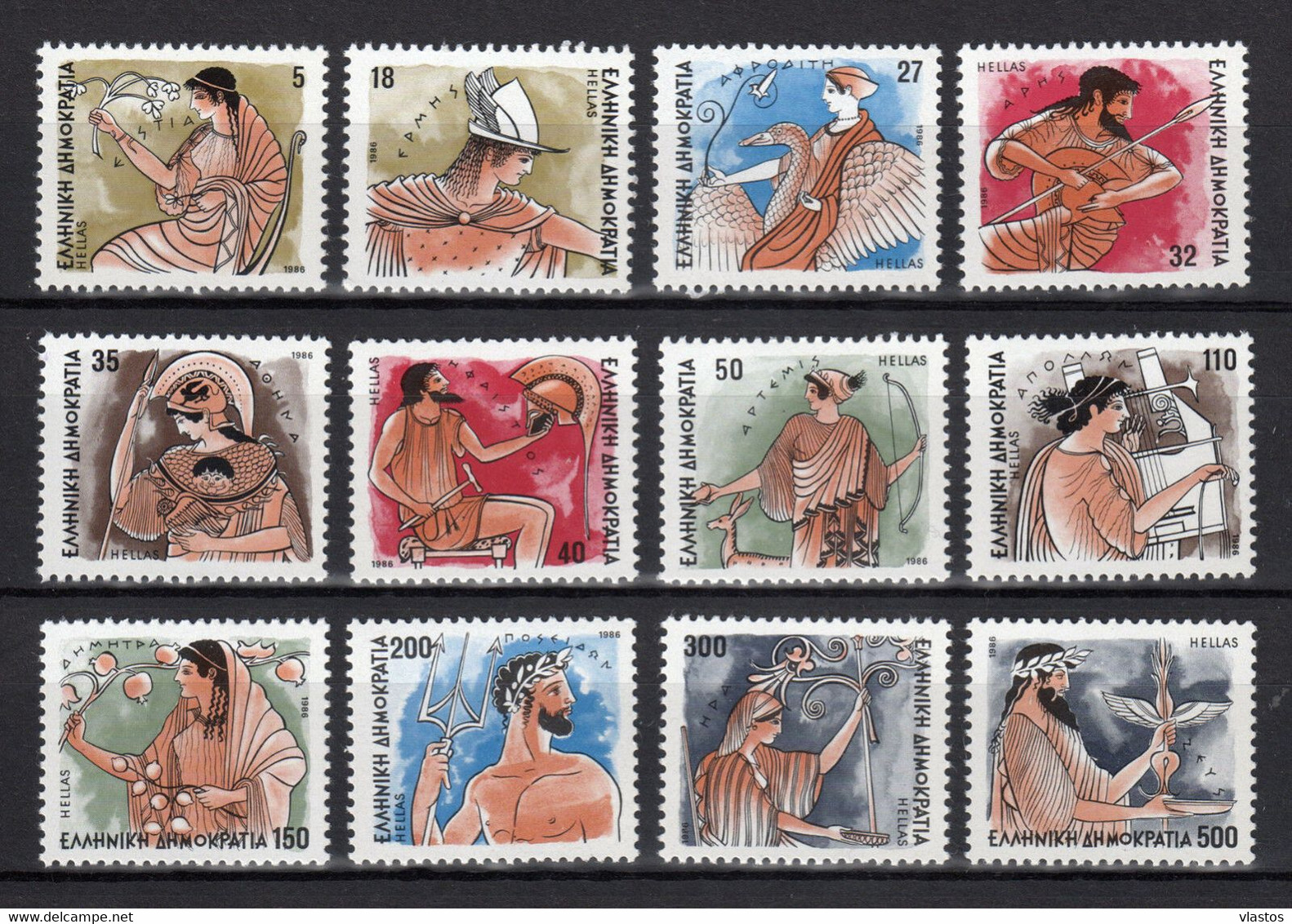 GREECE 1986 COMPLETE YEAR - PERFORATED STAMPS MNH - Années Complètes