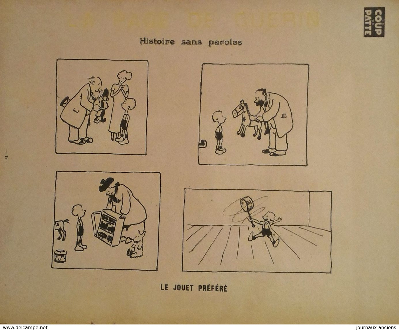 1932 Revue LE COUP DE PATTE Satirique illustré N° 43 GUERIN - ALAIN SAINT OGAN - BIB - POULBOT - EN NORMANDIE