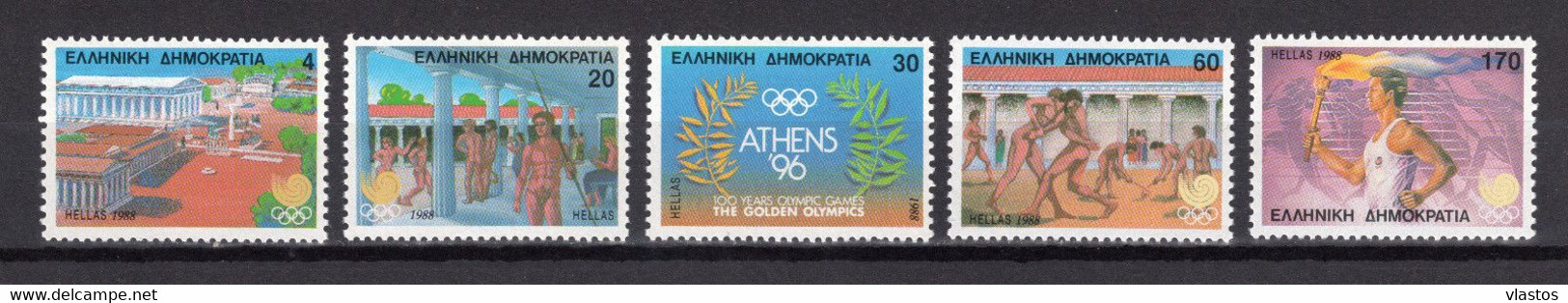 GREECE 1988 COMPLETE YEAR - PERFORATED STAMPS MNH - Años Completos