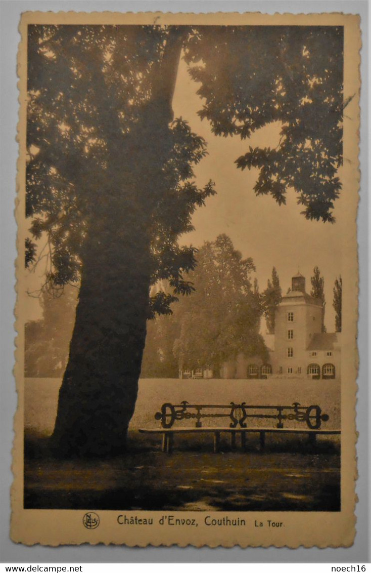 CPA 1937 Couthuin, Héron - Château D'Envoz, La Tour - Héron