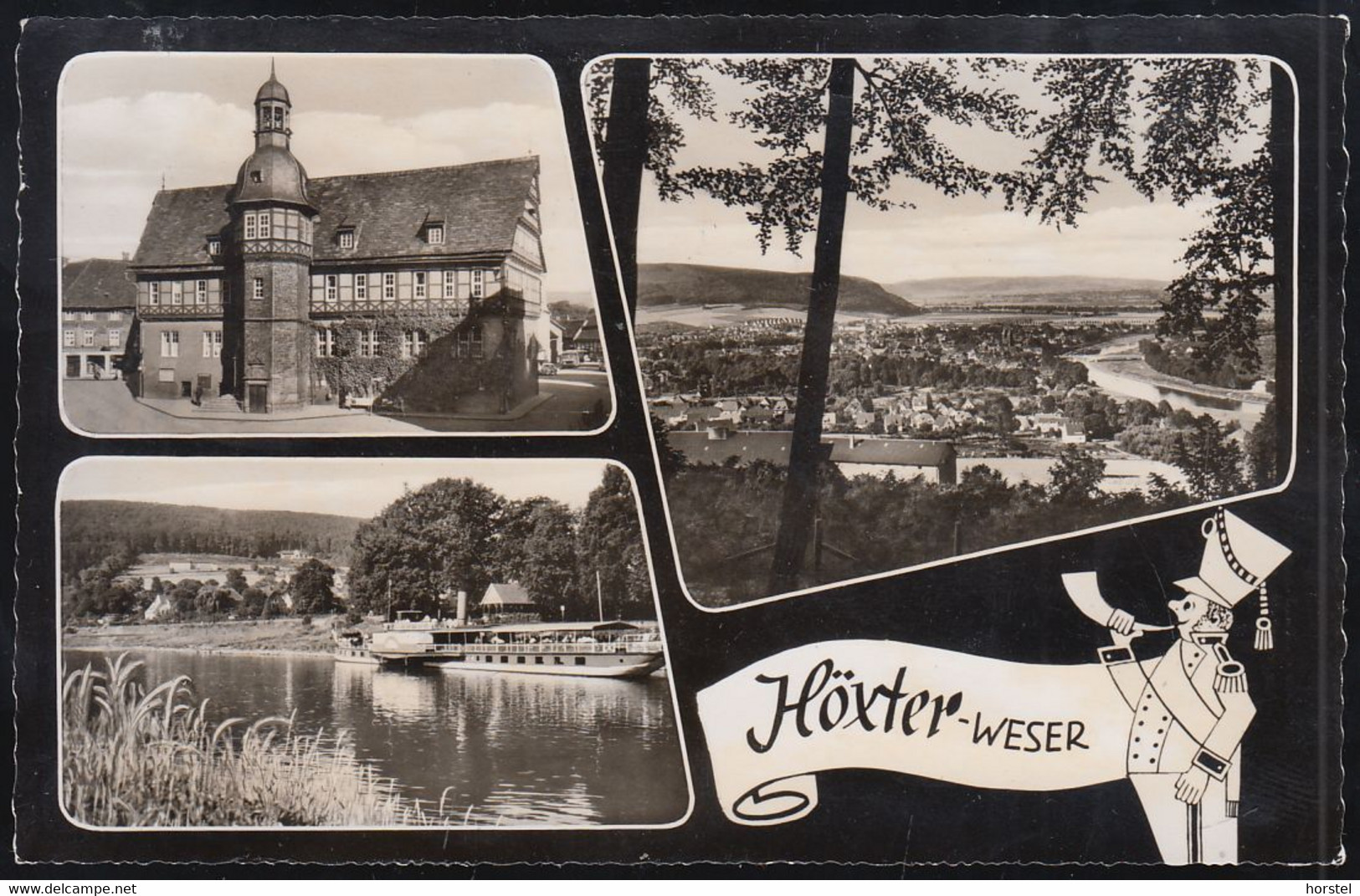 D-37671 Höxter An Der Oberweser - Alte Ansichten - Rathaus - Raddampfer - Hoexter