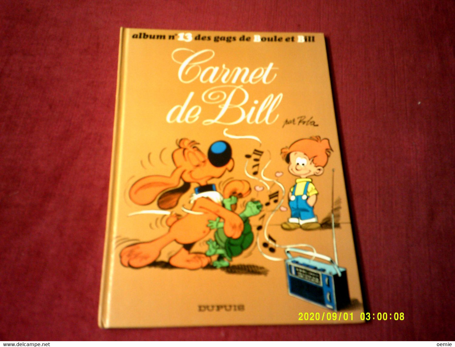 BOULE ET BILL  ALBUM  N° 13  CARNET DE BILL - Boule Et Bill
