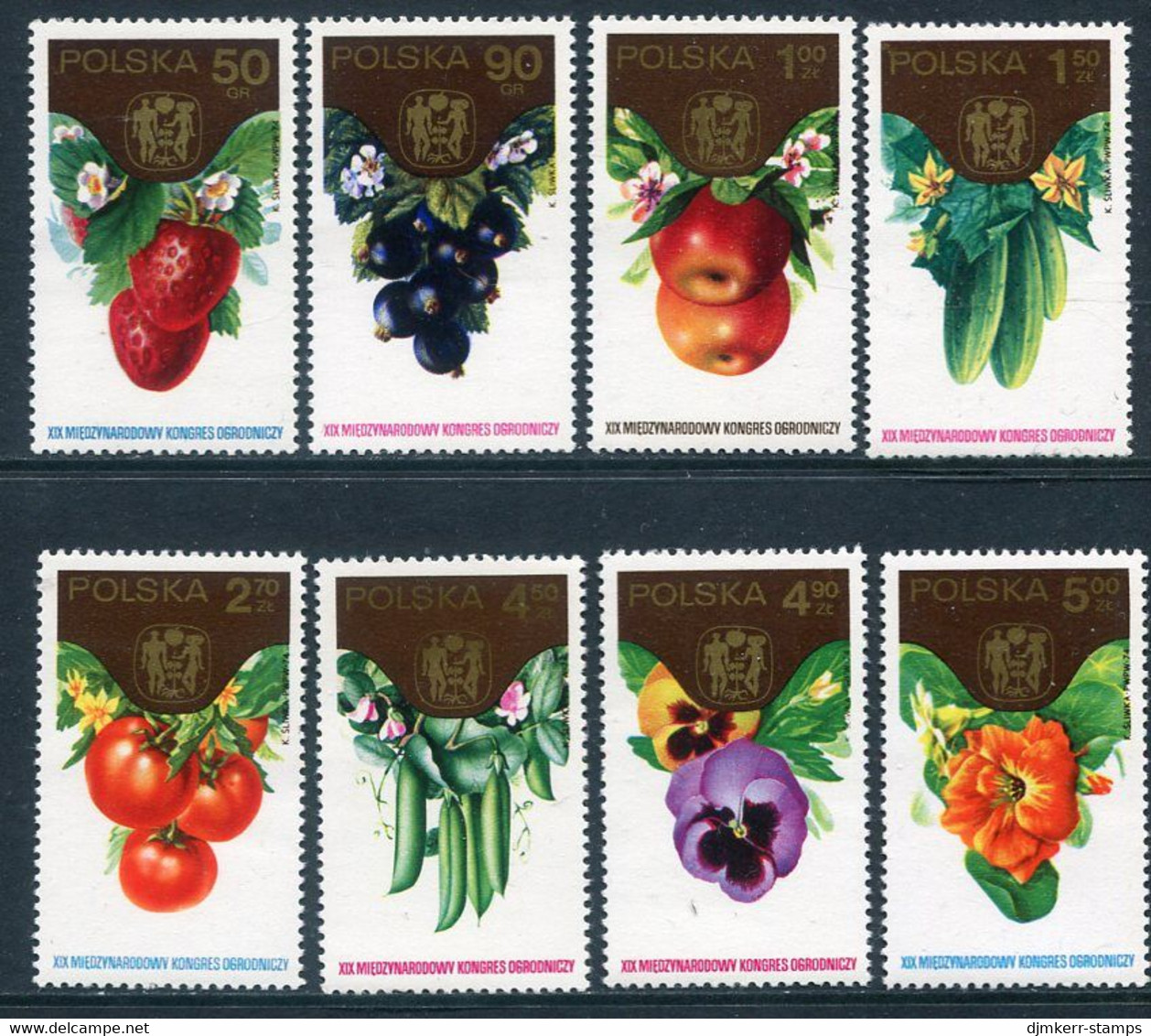 POLAND 1974 Horticultural Congress  MNH / ** . Michel 2329-36 - Nuevos