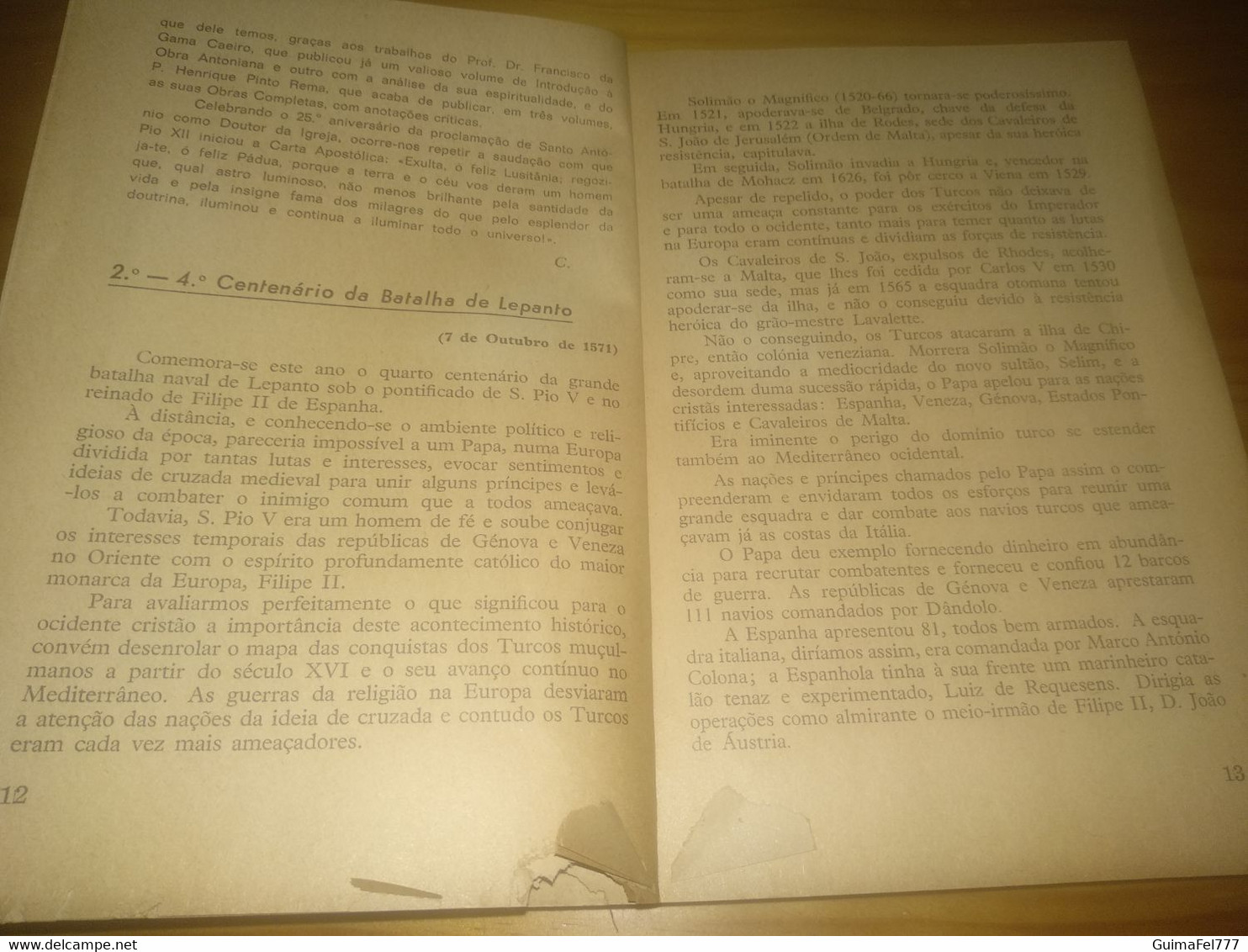 Almanaque Sto. António- Braga Ano 1971 - Autres & Non Classés