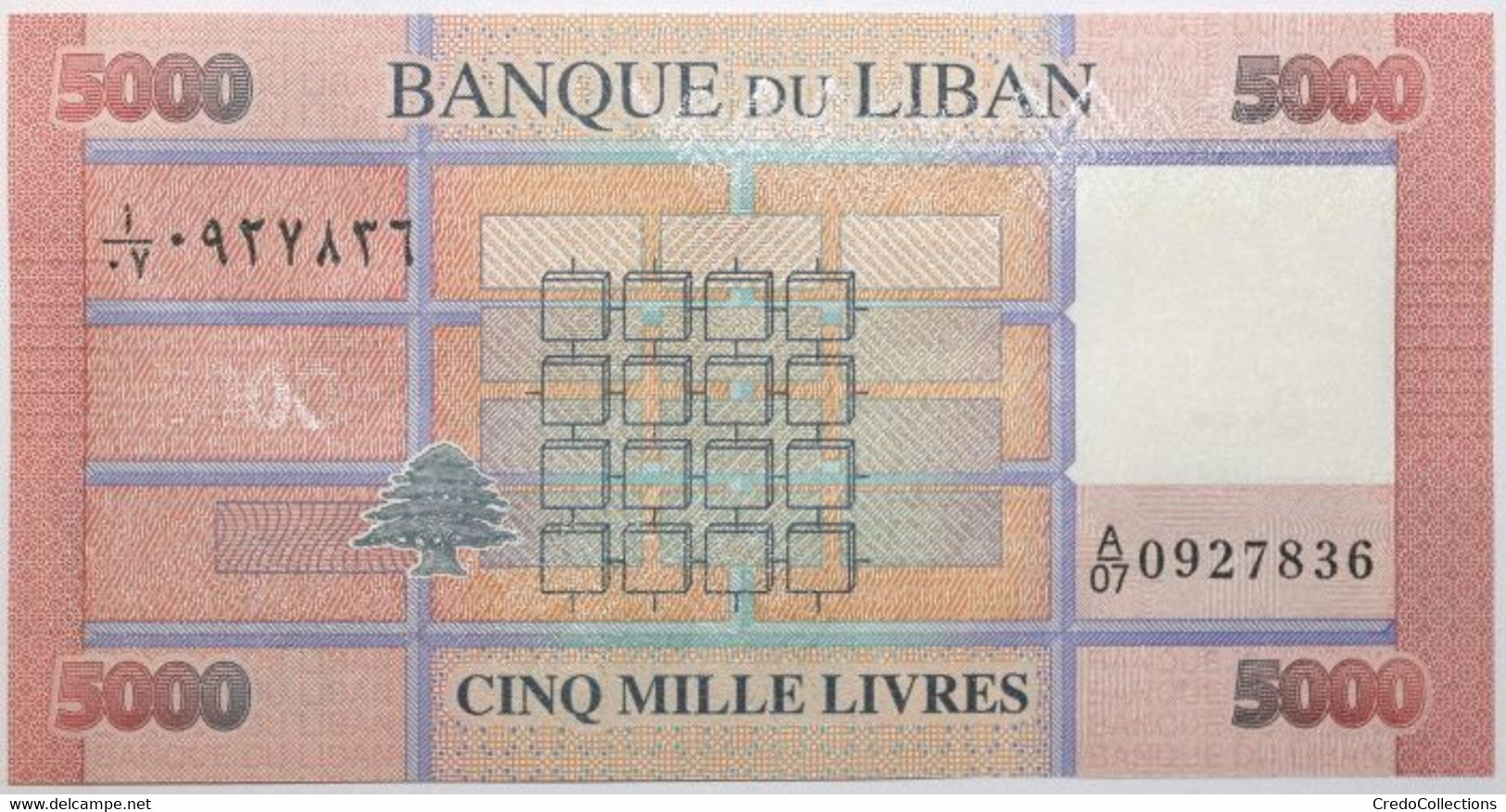 Liban - 5000 Livres - 2014 - PICK 91b - NEUF - Libanon