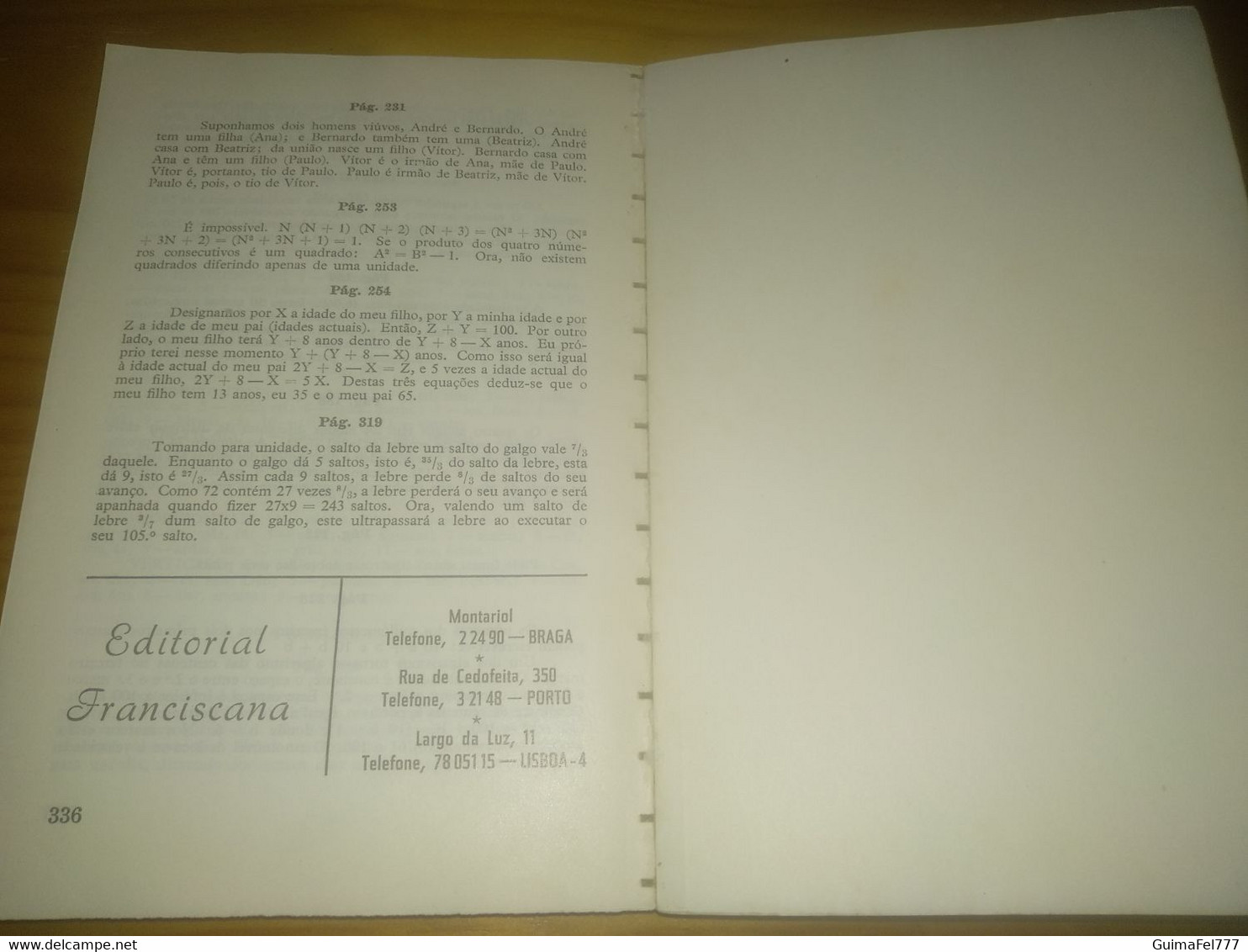 Almanaque Sto. António, - Braga Ano 1973 - Altri & Non Classificati