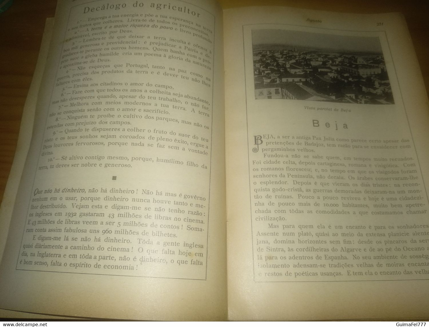 Almanaque Sto. António, - Braga Ano 1935 - Andere & Zonder Classificatie