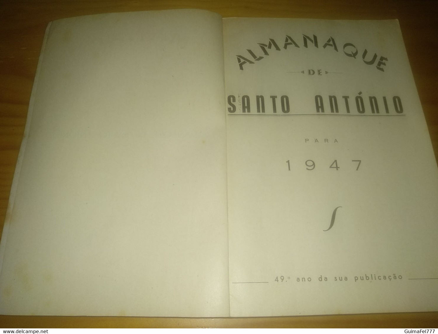 Almanaque Sto. António, - Braga Ano 1947 - Autres & Non Classés