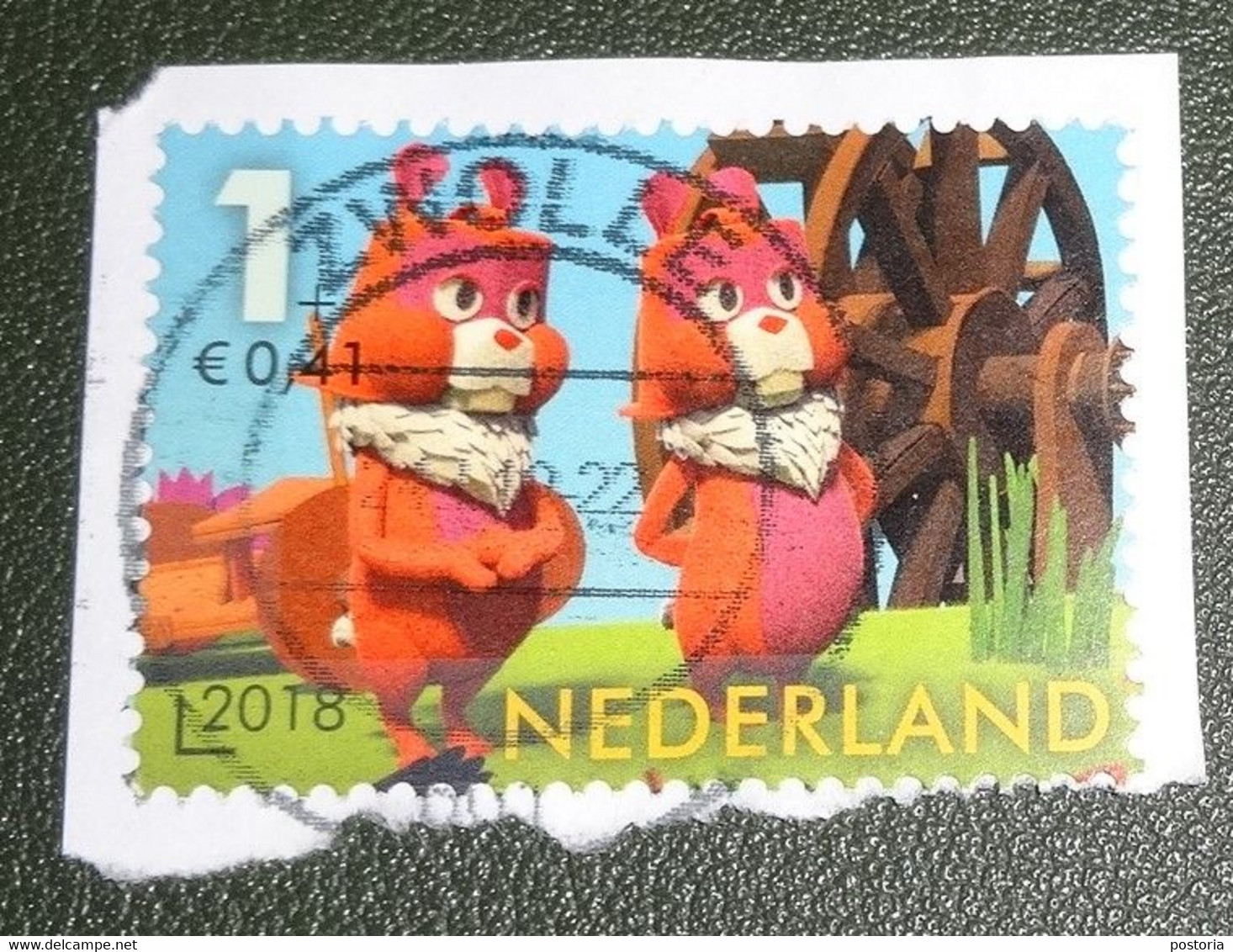 Nederland - NVPH - 3694x - 2018 - Gebruikt Onafgeweekt - Cancelled On Paper - Fabeltjeskrant - Myra En Martha Hamster - Gebraucht