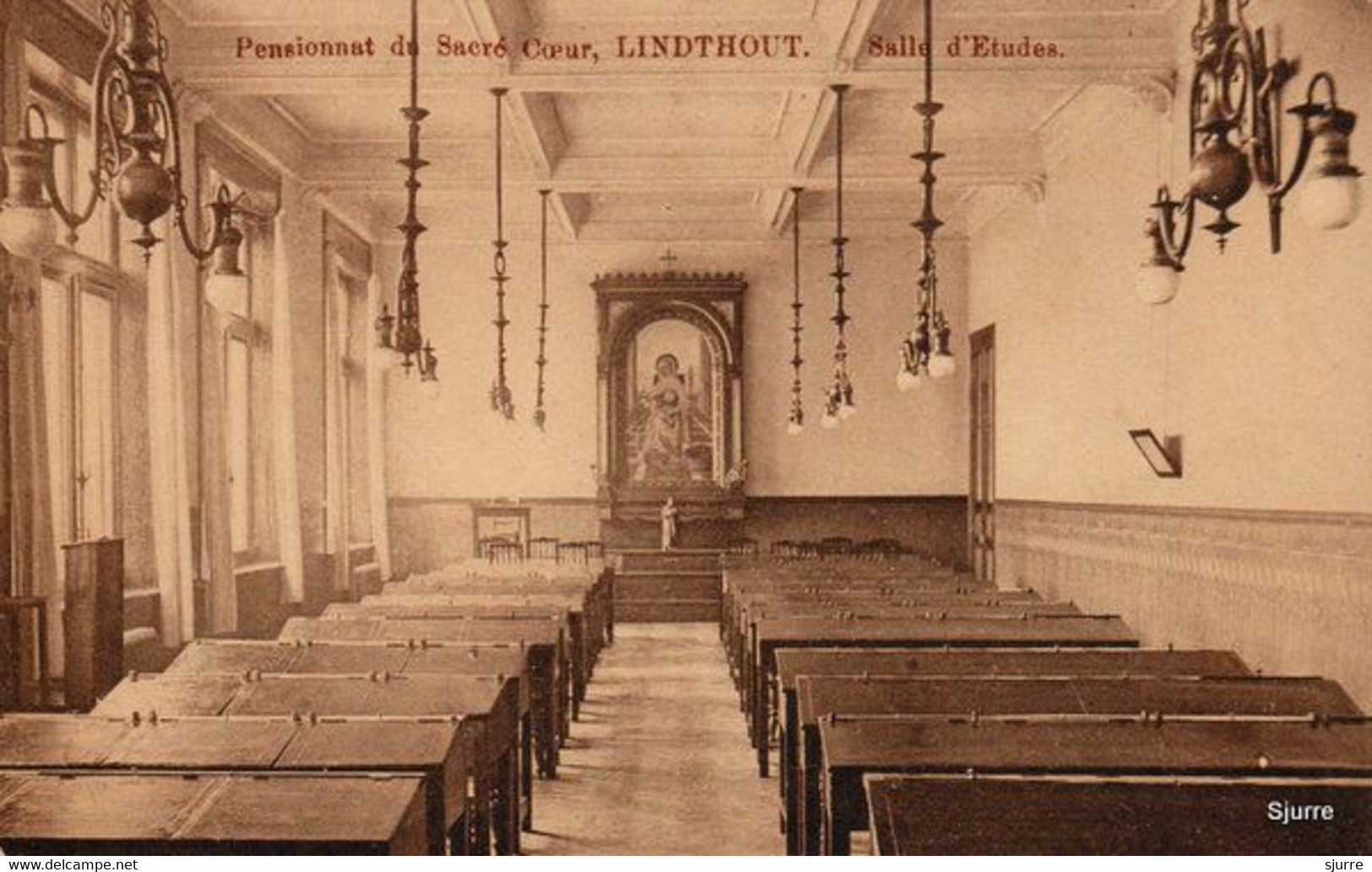 Lindthout / Sint-Pieters-Woluwe - Pensionaat - Pensionnat Du Sacré Coeur - Salle D'Etude - Woluwe-St-Pierre - St-Pieters-Woluwe