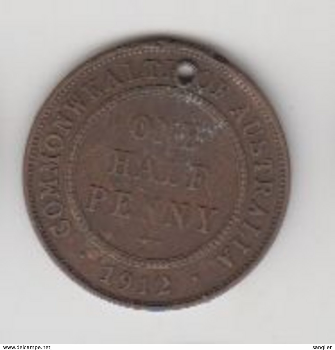 ONE HALF PENNY 1912 - ½ Penny