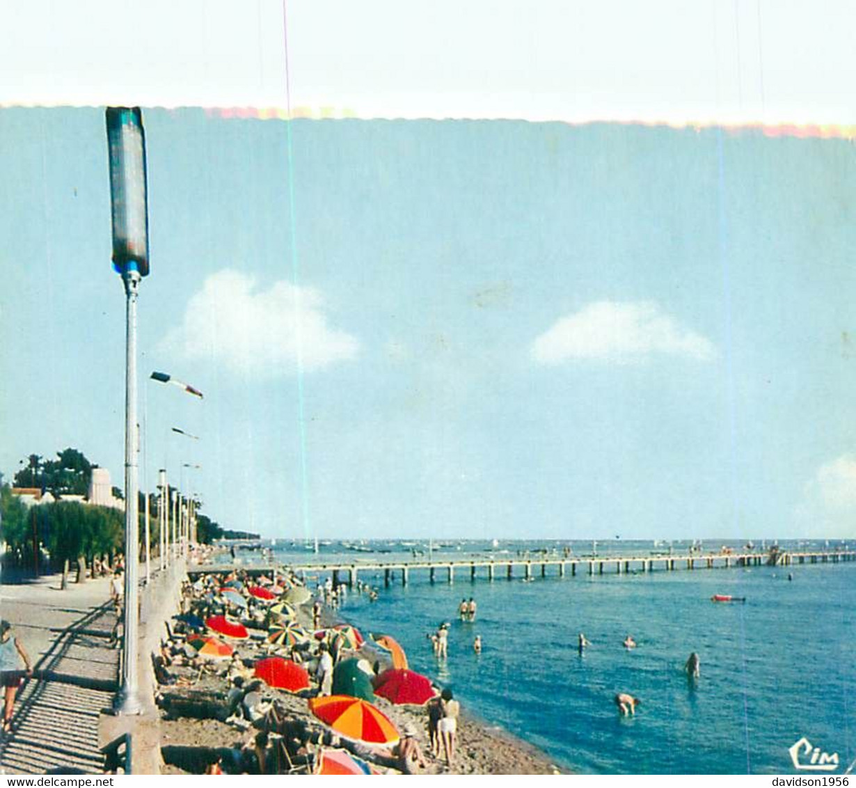 Cpsm -   Andernos Les Bains - La Plage Et La Jetée    U326 - Andernos-les-Bains