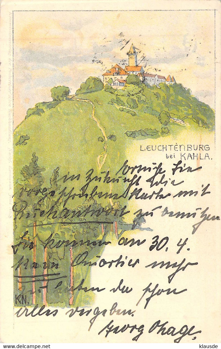 Leuchtenburg B.Kahla 1922 - Kahla