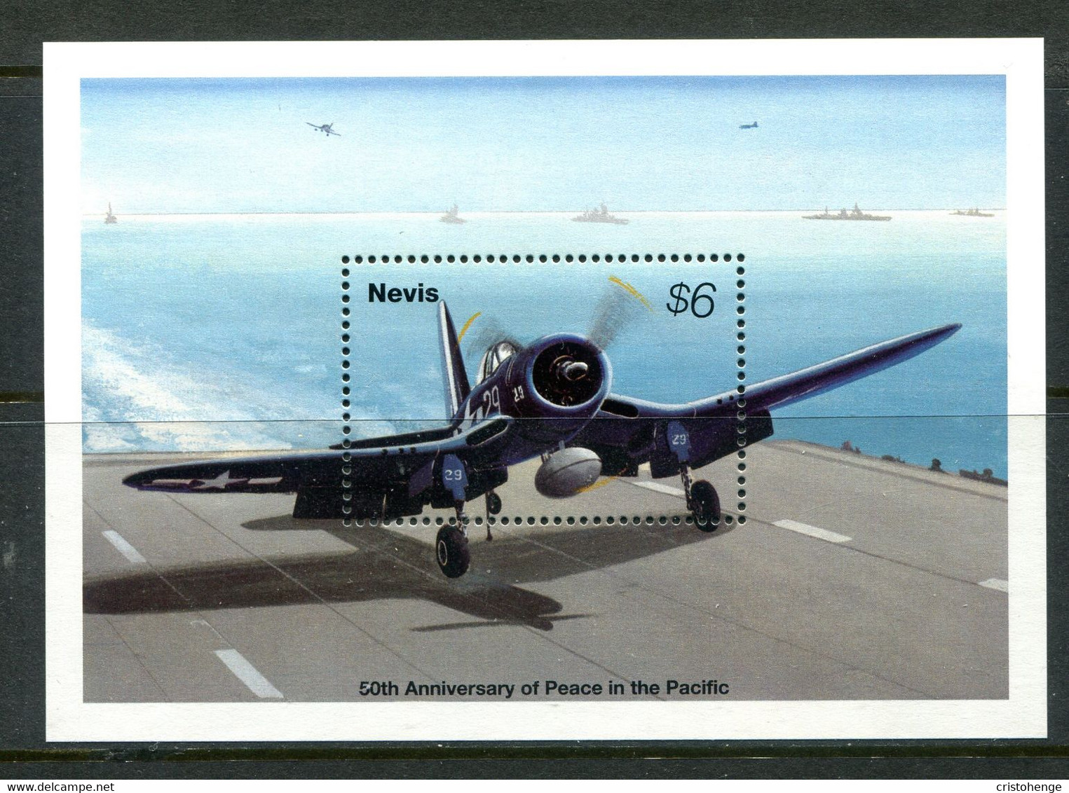 Nevis 1995 50th Anniversary Of End Of Second World War In The Pacific MS MNH (SG MS934) - St.Kitts En Nevis ( 1983-...)