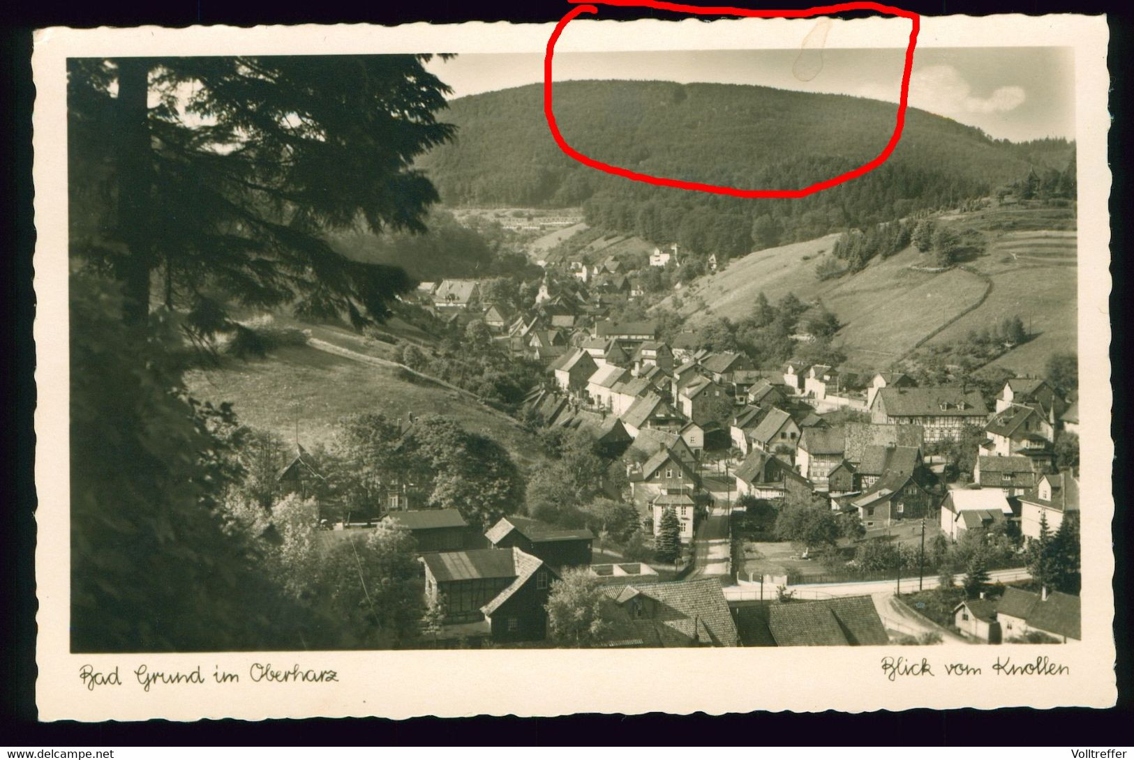 Foto AK Um 1952 Bad Grund Im Harz, Blick Vom Knollen - Bad Grund