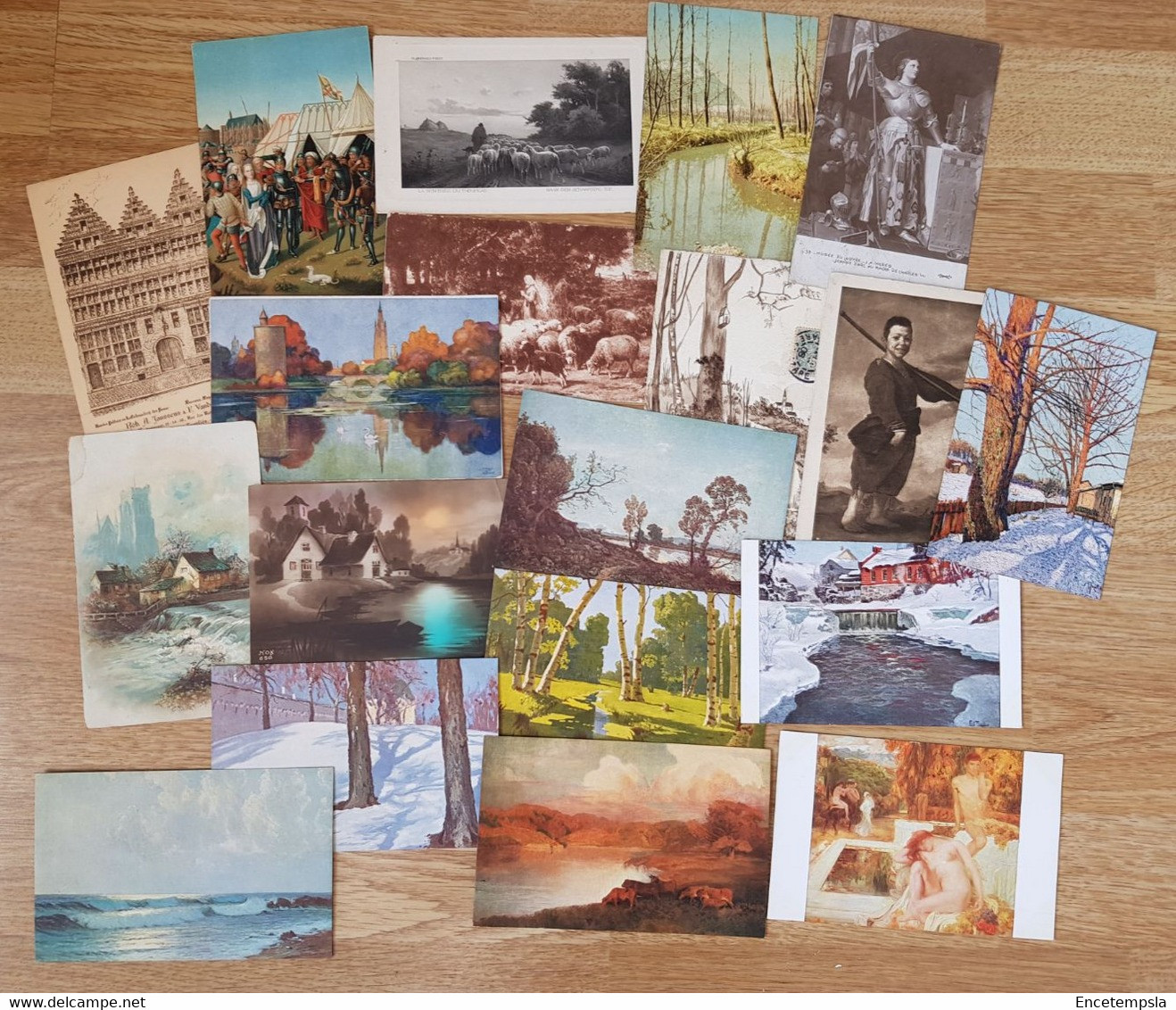 Cartes Postales - Lot 110 Cartes Postales - Art - Tableaux, Sculpture, Paysage... ( Lot Art 2 OK) - 100 - 499 Karten