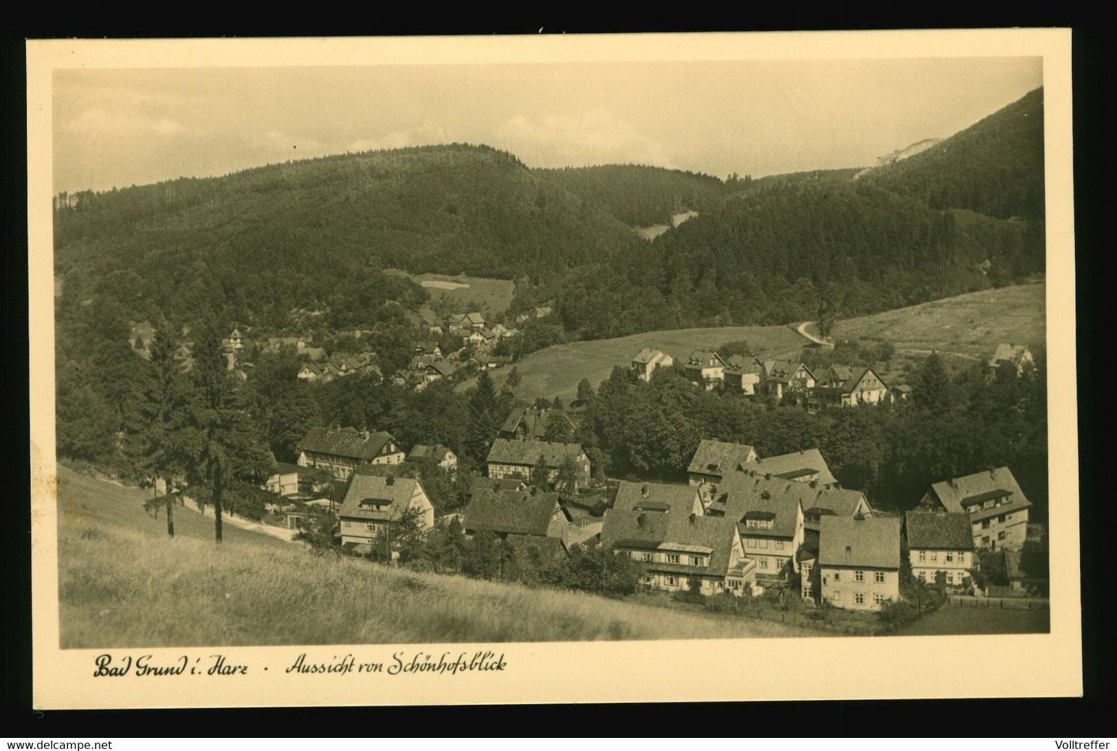 Foto AK Um 1952 Bad Grund Im Harz, Aussicht Vom Schönhofsblick - Bad Grund