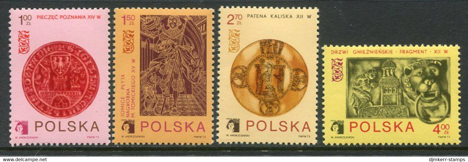 POLAND 1973 POLSKA Exhibition  MNH / **.  Michel 2258-61 - Unused Stamps