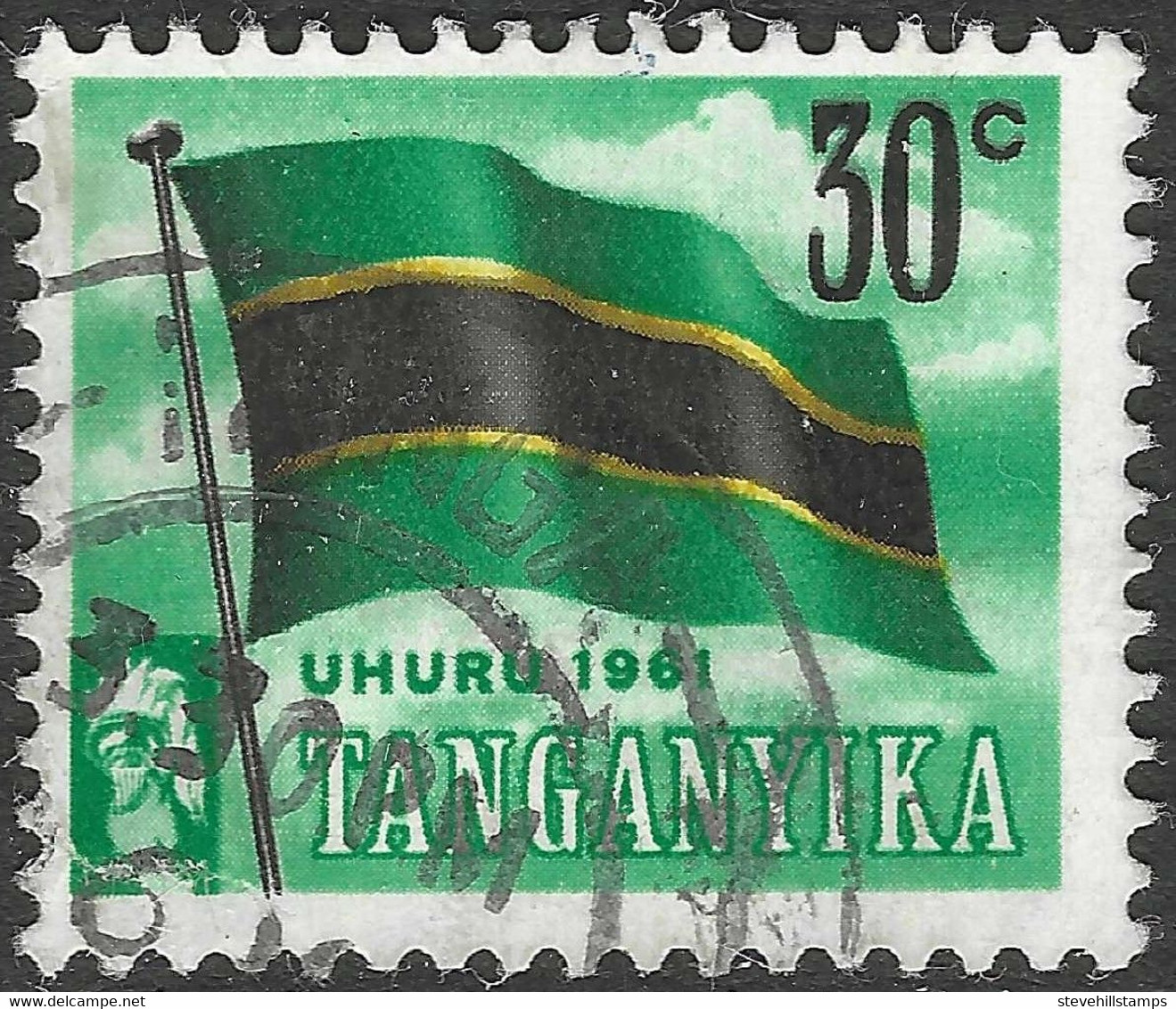 Tanganyika. 1961-64 Independence. 30c Used. SG 112 - Tanganyika (...-1932)