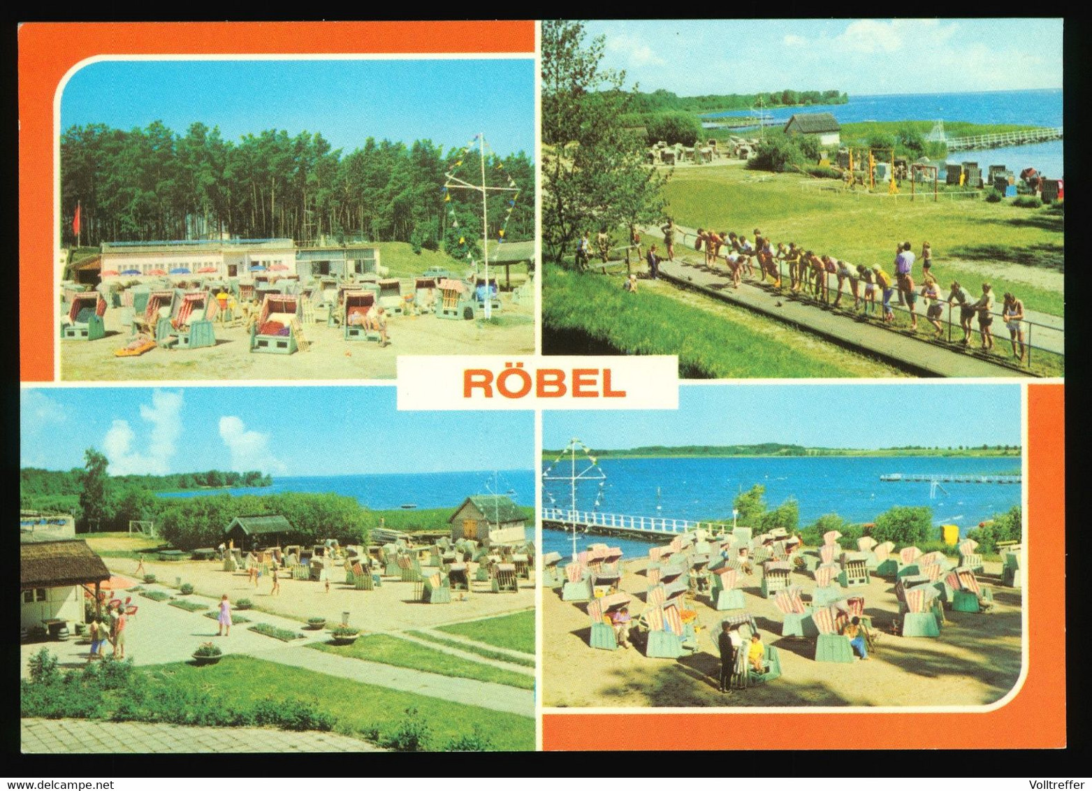 DDR AK 1981 Röbel Müritz In Farbe, Urlauberdorf Martin Hoop, Zwickau - Roebel