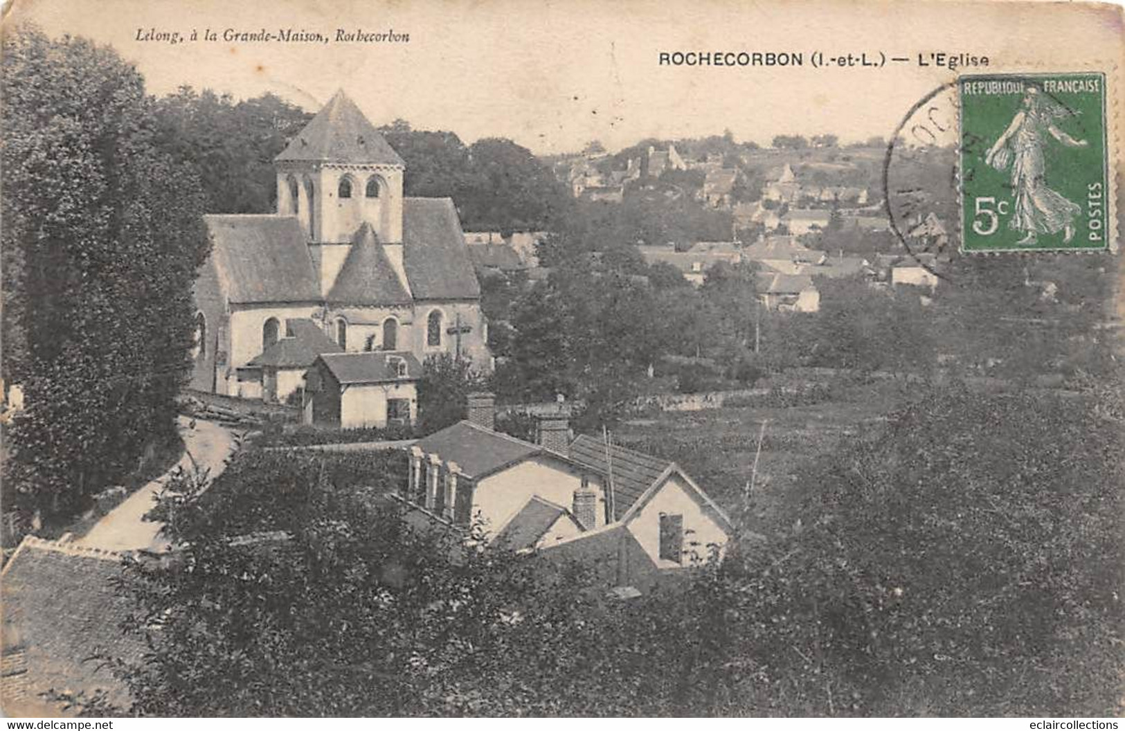 Rochecorbon         37        Eglise Et Vue Des Environs      (voir Scan) - Rochecorbon