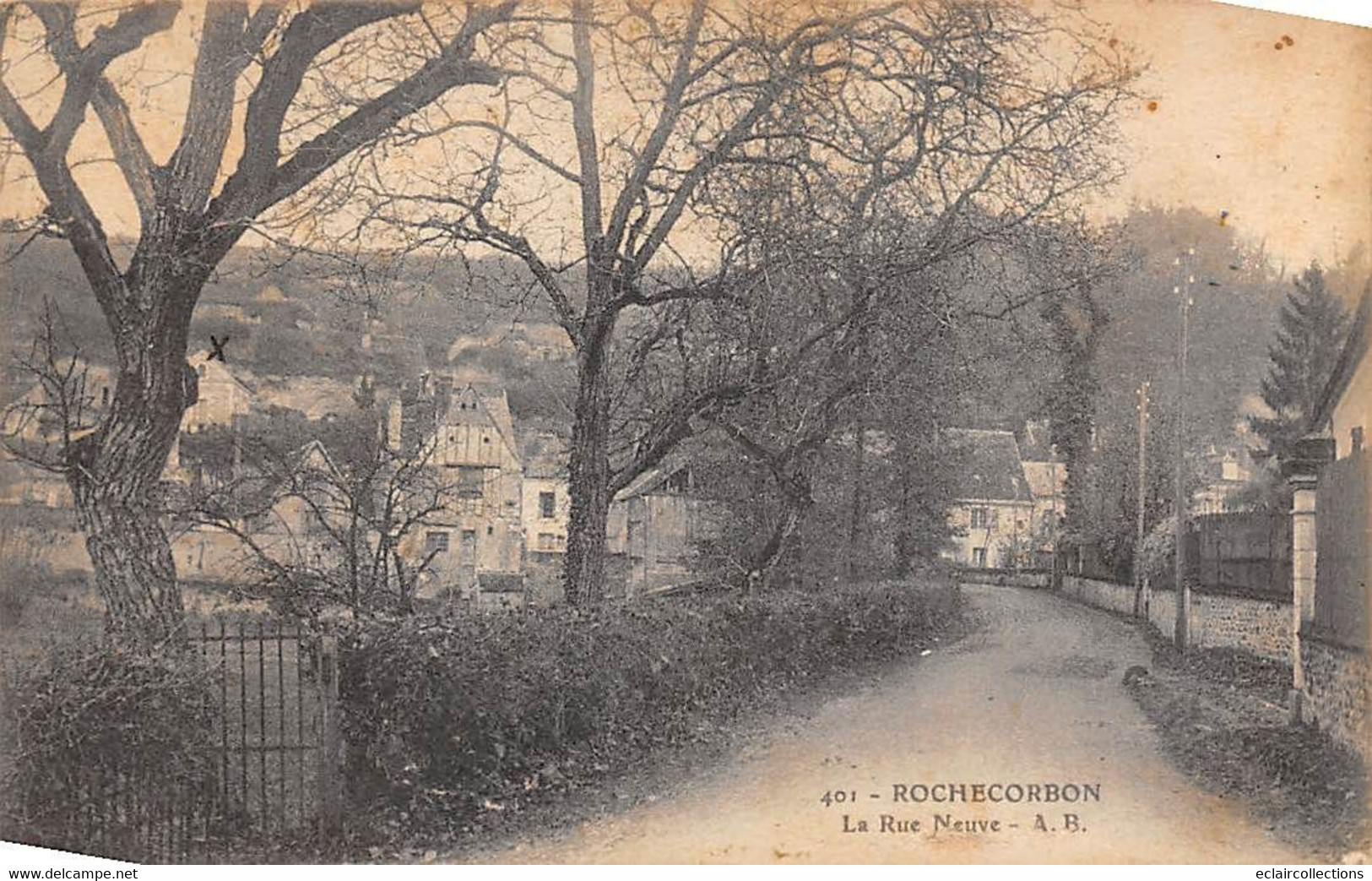 Rochecorbon         37         La Rue Neuve  N° 401          (voir Scan) - Rochecorbon