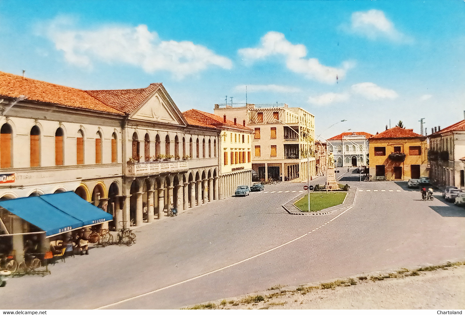 Cartolina - Polesella ( Rovigo ) - Piazza Matteotti - 1969 - Rovigo