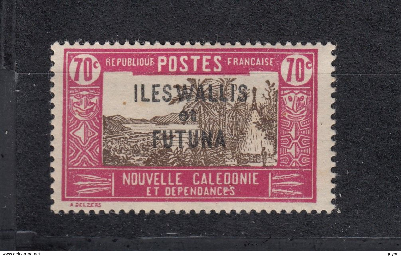 < Wallis Et Futuna Sur Nouvelle Caledonie .. YT 55 A 70c Sans Charnière - Gebraucht