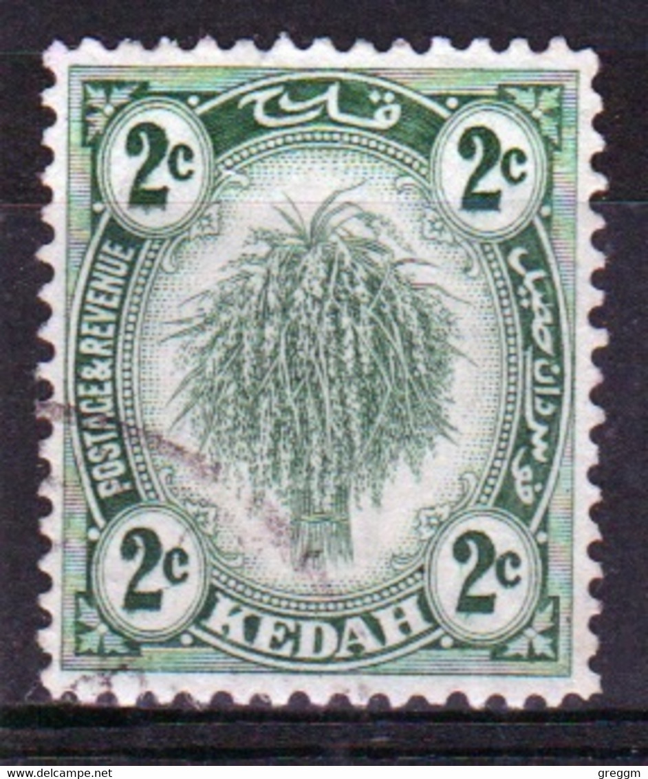 Malaysia Kedah 1921 Single 2c Definitive Stamp Which Is I Believe Cat No 27 In Fine Used - Kedah