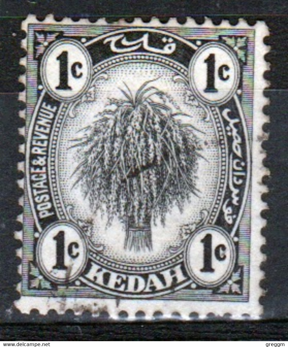 Malaysia Kedah 1922 Single 1c Definitive Stamp Which Is I Believe Cat No 52 In Fine Used - Kedah