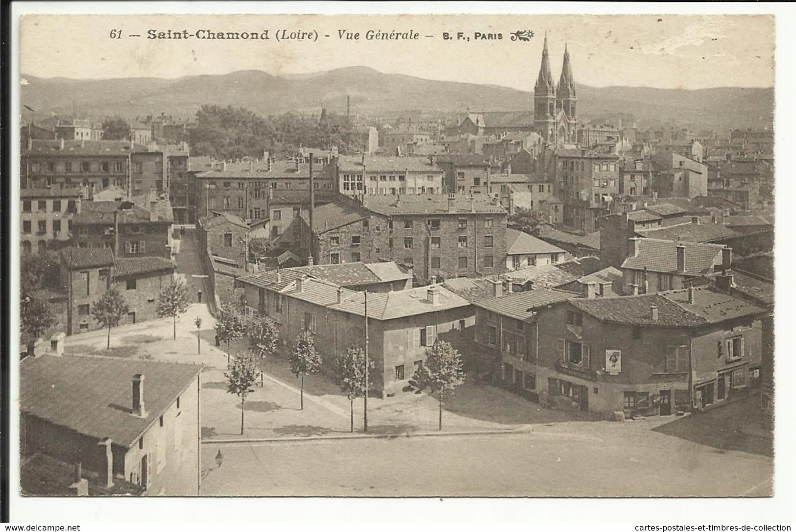 SAINT CHAMOND ( Loire )  , Vue Générale , 1916 - Saint Chamond