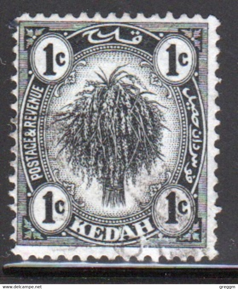 Malaysia Kedah 1922 Single 1c Definitive Stamp Which Is I Believe Cat No 52 In Fine Used - Kedah