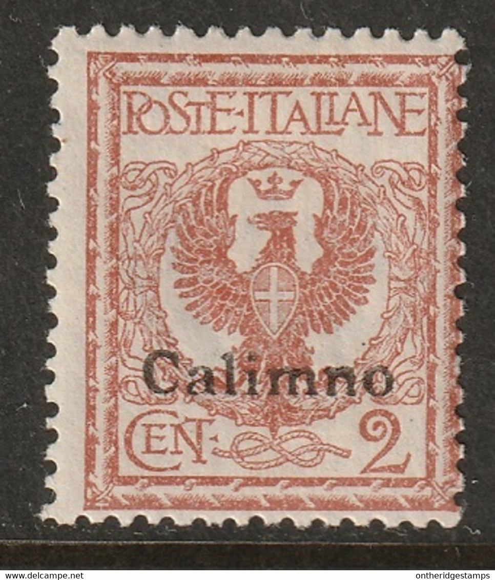 Italy Aegean Calino 1912 Sc 1 Egeo Calino Sa 1 MLH* - Egée (Calino)