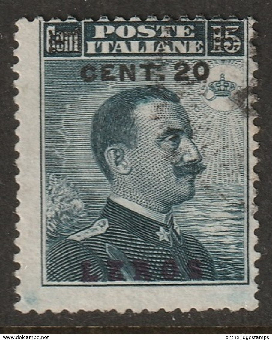 Italy Aegean Lero 1916 Sc 11 Egeo Lero Sa 8 Used - Ägäis (Lero)