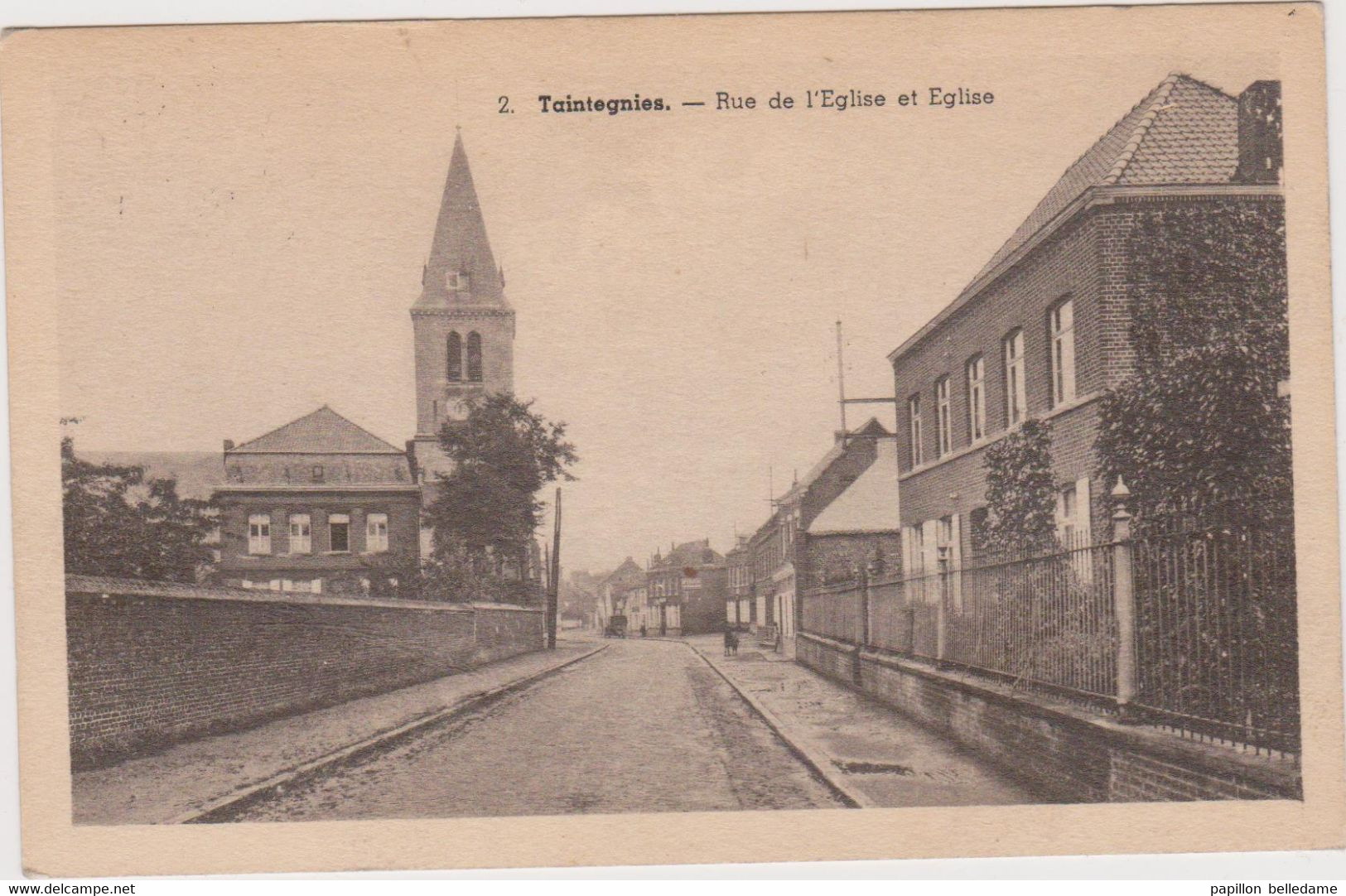 TAINTIGNIES  Rue De L'Eglise - Rumes