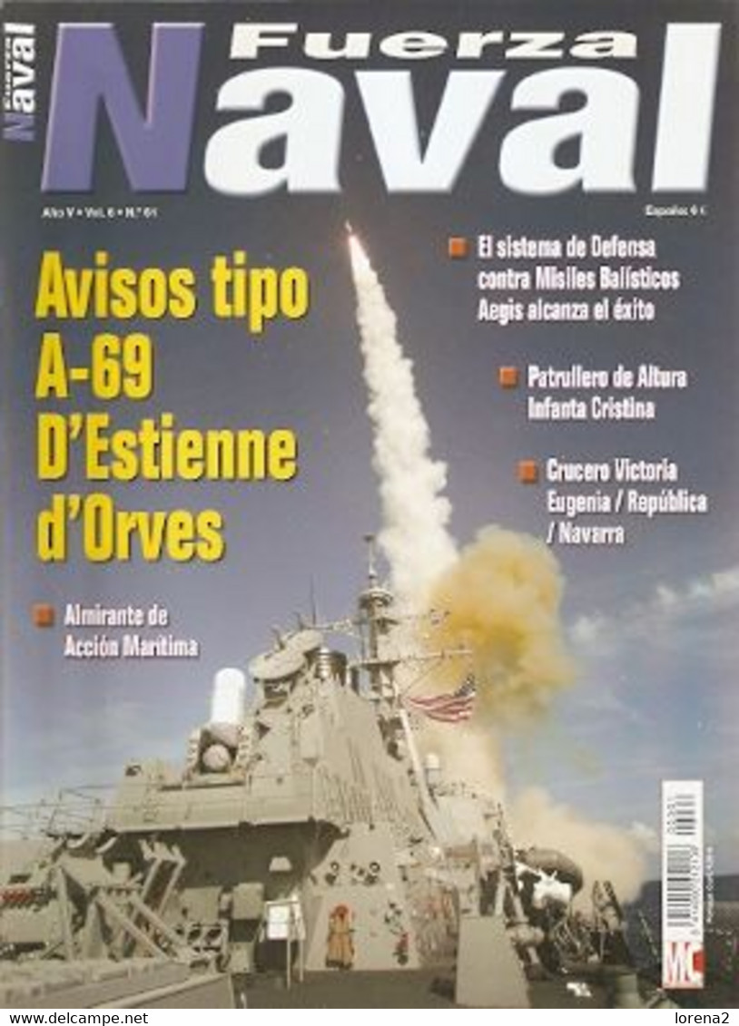 Revista Fuerza Naval Nº 61. RFN-61 - Spagnolo