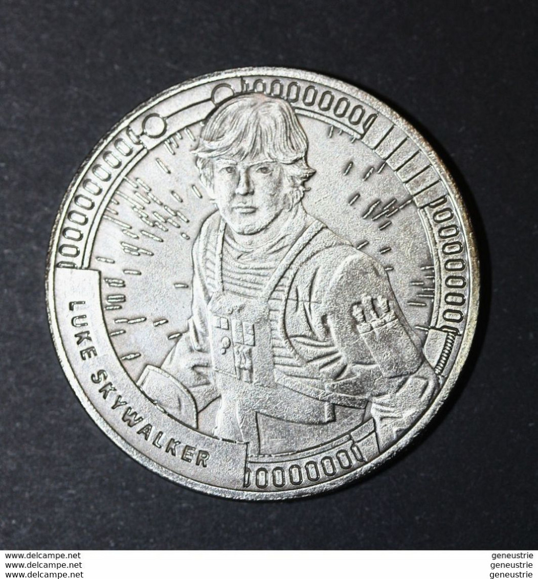 Médaille Jeton Star Wars - La Guerre Des Etoiles "Luke Skywalker" George Lucas - Cinéma - Professionnels/De Société