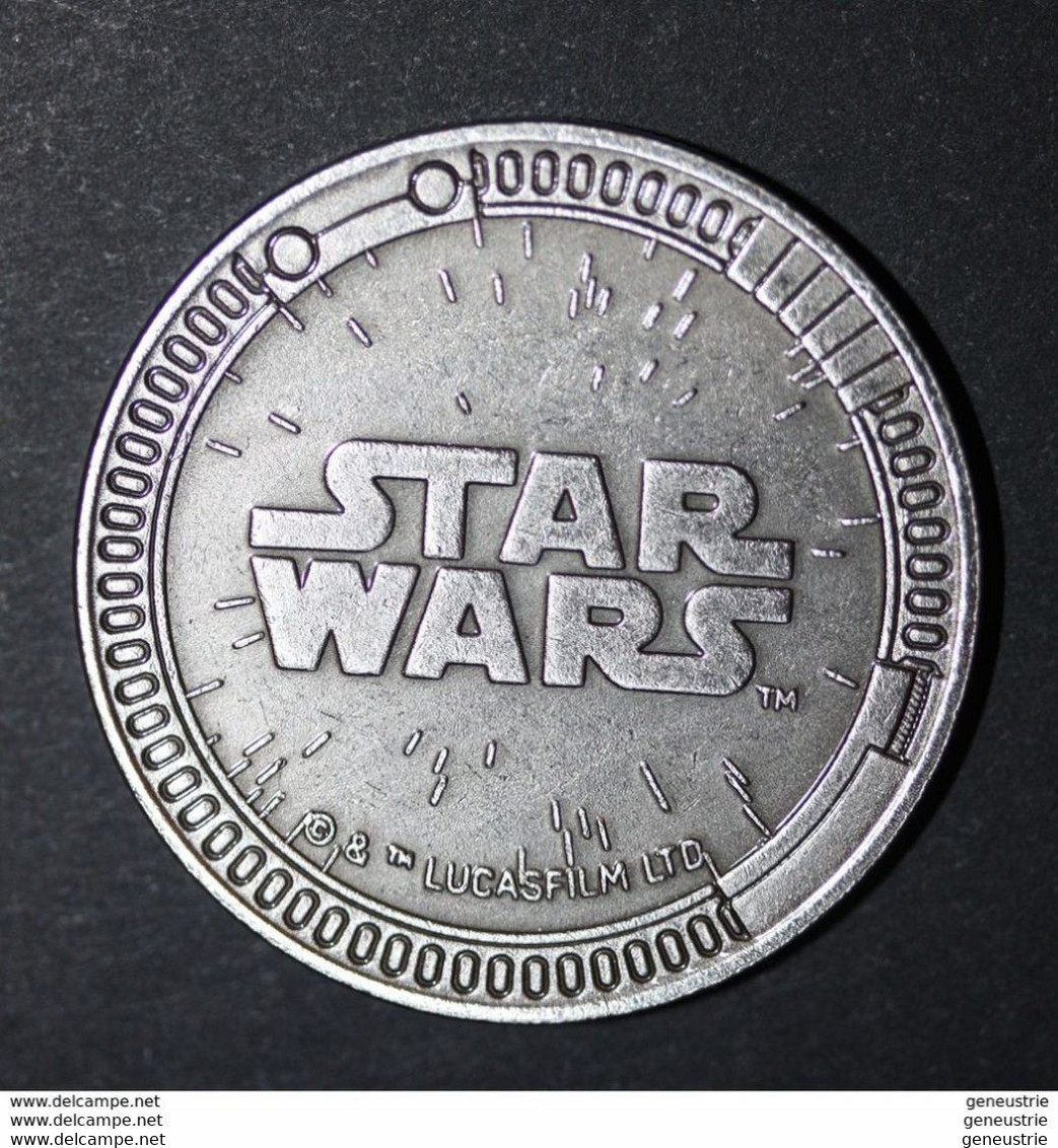 Médaille Jeton Star Wars - La Guerre Des Etoiles "Luke Skywalker" George Lucas - Cinéma - Profesionales/De Sociedad