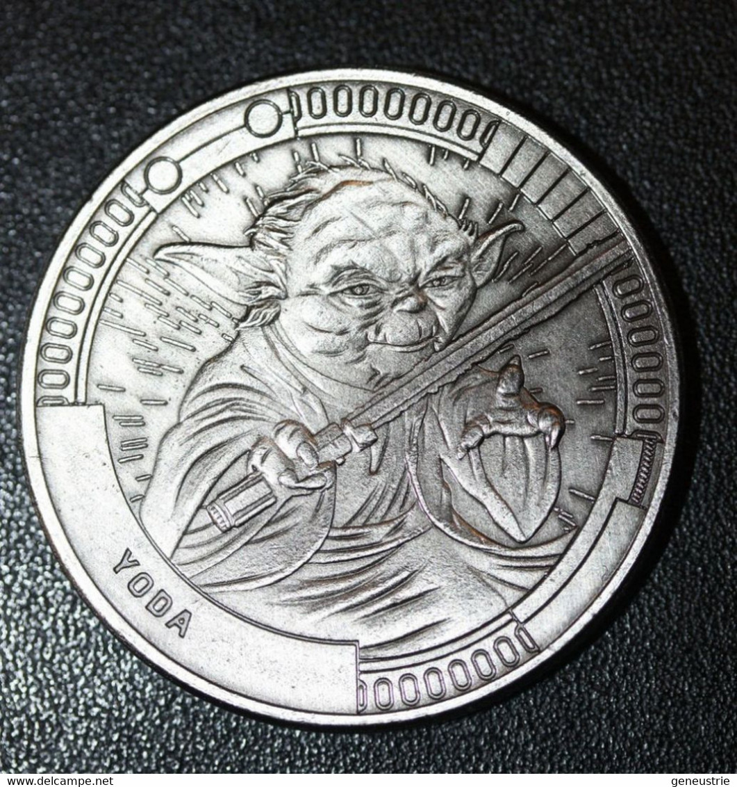 Médaille Jeton Star Wars - La Guerre Des Etoiles "Yoda" George Lucas - Cinéma - Firmen