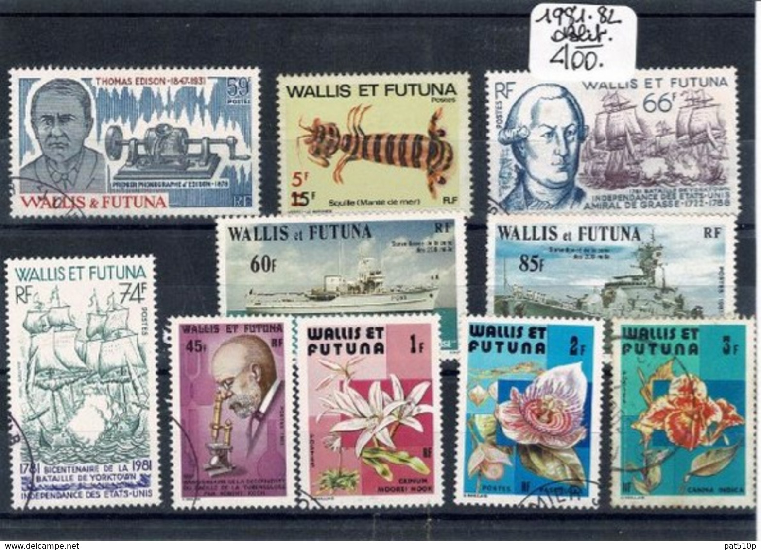 WALLIS FUTUNA Lot 1981 1982 - Sonstige & Ohne Zuordnung