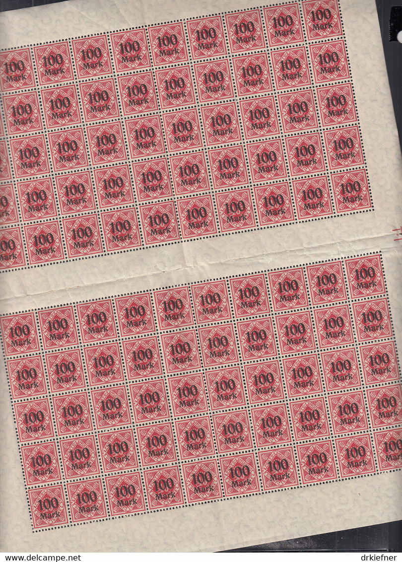 WÜRTTEMBERG  167, Bogen (100 Marken), Postfrisch **, 1923 - Andere & Zonder Classificatie