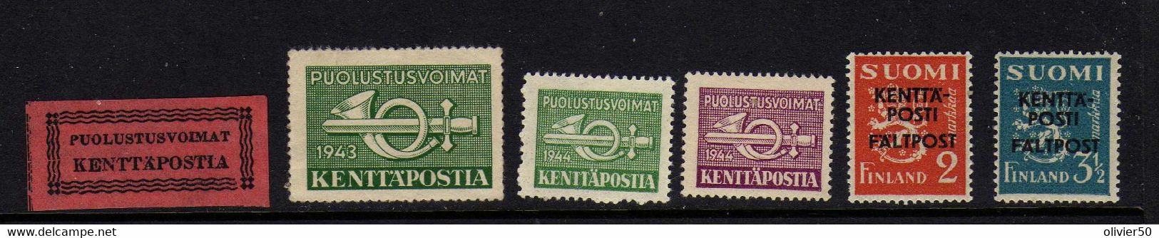 Finlande (1941-44) - Timbres Franchise Militaire  - Neufs* MH - Militari